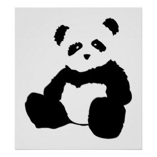 panda plush. print