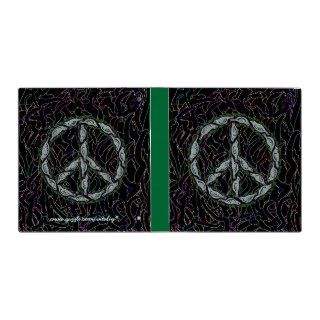 Peace dove sign cool graphic art binder design