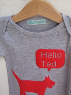 personalised children's dog t shirt by littlechook personalised childrens clothing