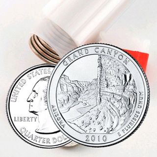 Grand Canyon "America the Beautiful" National Park D Mint Quarter Roll