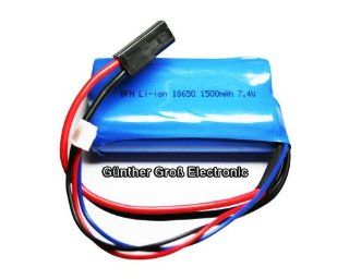Gnther Gro Electronic F49   RC Helicopter MJX F649, Akku 7.4 V, 1500 mAh Spielzeug