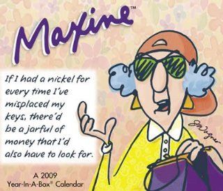 Maxine 2009 Year In A Box Calendar Toys & Games
