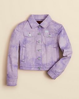 7 For All Mankind Girls' Tie Dye Jean Jacket   Sizes 7 14's