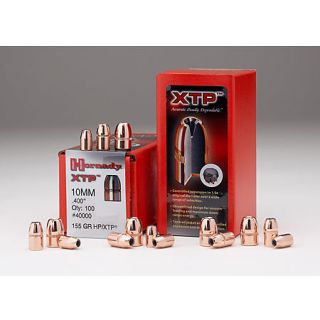 Hornady HP XTP Bullets   10mm cal .400 dia. 200 gr. 423349