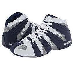 And 1 Cornering Mid White/Navy/Light Grey Athletic (Size 9.5) And 1 Athletic