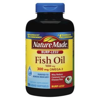 Nature Made Burpless Fish Oil 1000 mg Softgels  