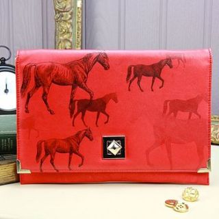 heritage and harlequin horse clutch by lisa angel homeware and gifts