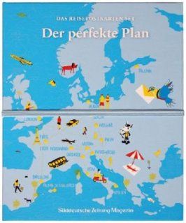 Der perfekte Plan Postkartenset mit den besten Reisezielen aus dem SZ Magazin Eva Steidl, Angela Kesselring, Ilijin Zsuzsanna, Irene Steppan Bücher