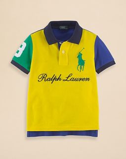 Ralph Lauren Childrenswear Boys' Basic Mesh Color Block Polo Shirt   Sizes 2 7's