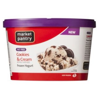 Market Pantry Fat Free Cookies & Cream Frozen Yo