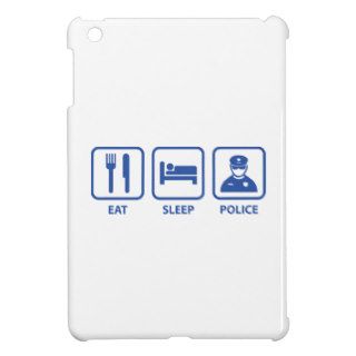 Eat Sleep Police iPad Mini Cases