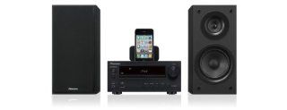 Pioneer X HM20 K HiFi Kompaktanlage (CD//WMA Player, 30 Watt, Apple iPod Dock, USB 2.0) schwarz Heimkino, TV & Video
