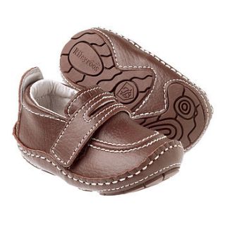 moccasin style leather shoes by mon petit shoe