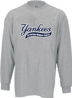 Scranton Wilkes Barre Yankees Perennial Long Sleeve T Shirt  Athletic Shirts  Sports & Outdoors