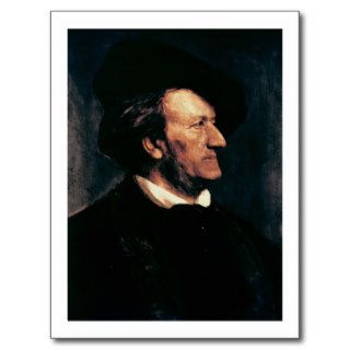 Portrait of Richard Wagner (1813 83) (oil on canva Postcards