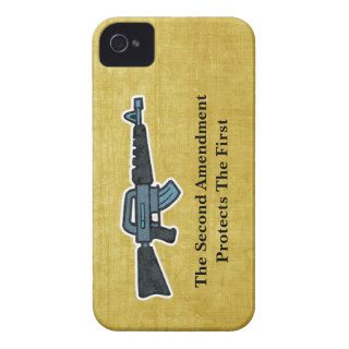 Second Amendment Right To Bear Arms Rifle Art iPhone 4 Case