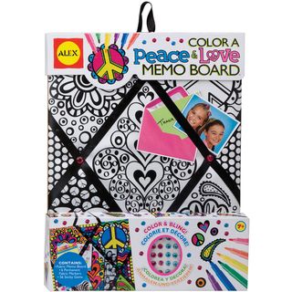 Color A Peace & Love Memo Board Kit  Alex Toys Activity Kits