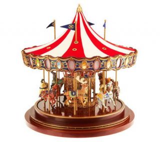 Mr. Christmas Grand Royal Anniversary Carousel with Lights & Music —