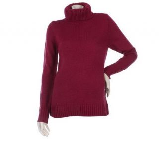 Denim & Co. Long Sleeve Cowl Neck Sweater —