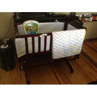 BreathableBaby Breathable Bumper for Portable and Cradle Cribs, White  Portable Crib Bumper Set  Baby