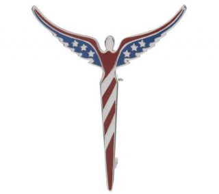 Sterling American Angel Pin by Steven Lavaggi —