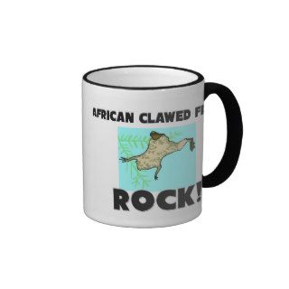 African Clawed Frogs Rock Coffee Mugs