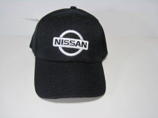 Nissan Baseball Hat Cap "Black" Adj. Velcro Back New 