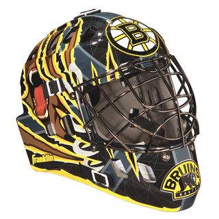 NHL Team Boston Bruins SX Comp GFM 100 Goalie Face Mask Franklin Sports Hockey