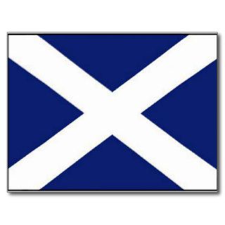 SCOTLAND FLAG POSTCARD