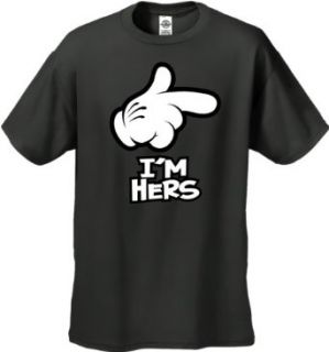 Cartoon Hands I'm Hers Men's T Shirt #1426 Clothing