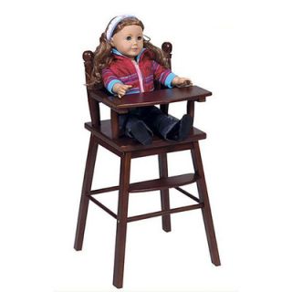 Guidecraft Doll High Chair in Espresso