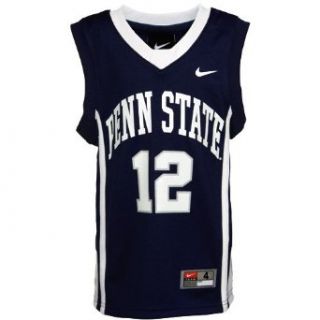 Nike Penn State Nittany Lions Preschool #12 Replica Basketball Jersey   Navy Blue (5) Clothing