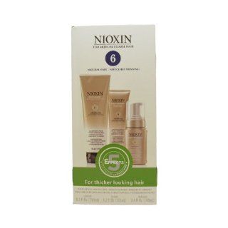 Nioxin Maintenance Kit, System 6 (Cleanser 8.5 Ounce, Scalp Treatment 3.4 Ounce, Scalp Therapy 4.2 Ounce)  Hair And Scalp Treatments  Beauty