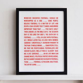 sport quotes print by sarah & bendrix