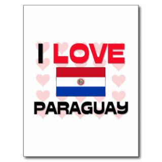I Love Paraguay Post Card