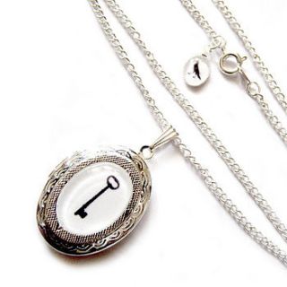 'your secret is safe with me' locket necklace by the mymble's daughter