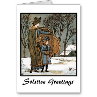 Solstice Greetings Greeting Cards