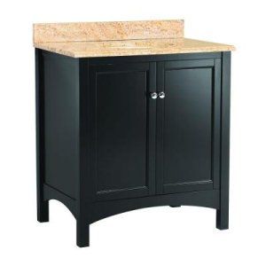 Foremost TREASETS3122 Espresso Haven 31 Single Basin Vanity with Top in Stone E
