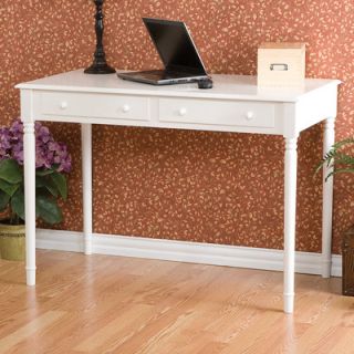Wildon Home ® Hull Crisp White 2 Drawer Writing Desk CSN0088