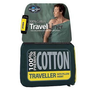 Sea to Summit 100% Cotton Travel Liner for Standard Rectangular Bags 437400