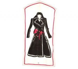 Jill Martin Hanging Garment Bag w/ Favorite Dress Coat Design —