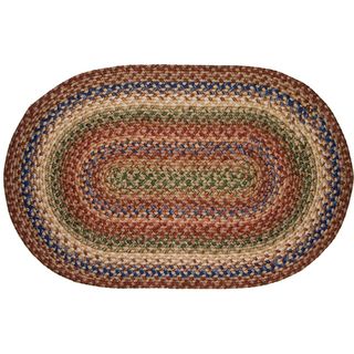Luck Charms Braided Indoor/ Outdoor Oval Rug (2' x 3') Round/Oval/Square
