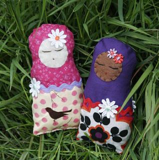 set of two handmade lavender dollies by the forest & co