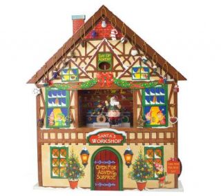 Mr. Christmas Musical Advent House with 24 Mini Ornaments —