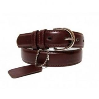 Genuine Leather Women's Dress Belt Basic Colors Dark Burgundy Apparel Belts