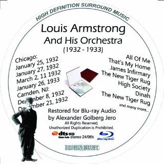 Louis Armstrong (1932 33) And His Orchestra Restored For Blu ray Audio Featuring Audio Only and Video Disc Produced with Short Films by Charly Chaplin Louis Armstrong And His Orchestra, Louis Armstrong Movies & TV