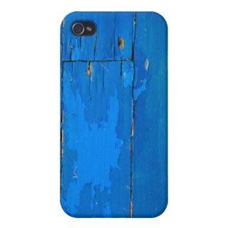 Blue Wood Case iPhone 4 Case