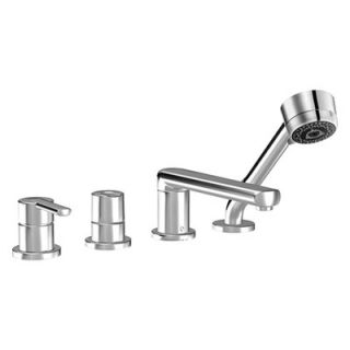 Hansa HansaEdge Double Handle Deck Mount Roman Tub Faucet Trim