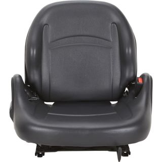 K & M Universal Replacement Forklift Seat — Black, Model# 8001  Forklift   Material Handling Seats