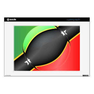 St Kitts And Nevis Flag Skins For Laptops